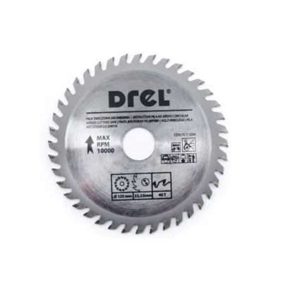 piła widiowa125x22,23x40T DREL CON-TCT-1204