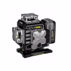 Laser niwelator Stalco Perfect LLP4DG zielona wiązka 360°. Pilot, aplikacja, 2 akumulatory