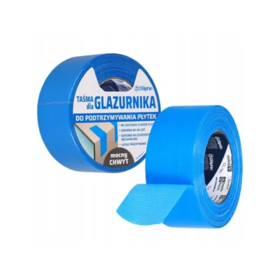 Taśma dla glazurnika do podtrzymywania płytek Blue Dolphin 48mm x 40m DTPRBL_62116 Taśma dla glazurnika do podtrzymywania płytek Blue Dolphin 48mm x 40m DTPRBL_62116