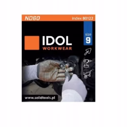 Rękawice robocze z kropeczkami IDOL ND60 Solid ROZMIAR 9 - L SOLID/80122