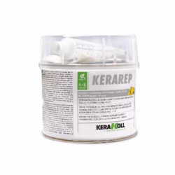 Środek do naprawy pęknięć i szczelin w betonie i jestrychu Kerakoll Kerarep Eco ( cześć A + cześć B + metalowe klamry x 20)