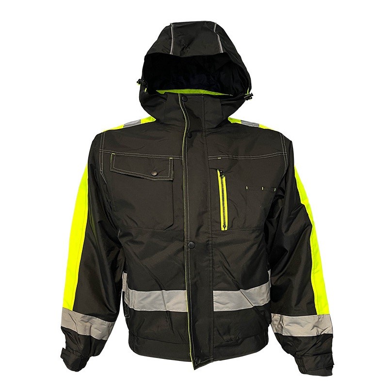 Kurtka ochronna robocza BHP zimowa Consorte Orion Bomber  krótka do pasa bomberka ostrzegawcza rozmiar 3XL CONSORTE/KUORIBZ3XL