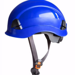 Kask ochronny BHP Consorte Loki niebieski, do pracy na wysokości, regulacja obwodu pokrętłem ( 53 cm -62 cm )