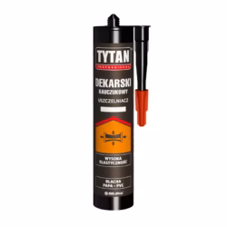Uszczelniacz dekarski kauczukowy Tytan Professional kolor grafitowy/czarny 280ml